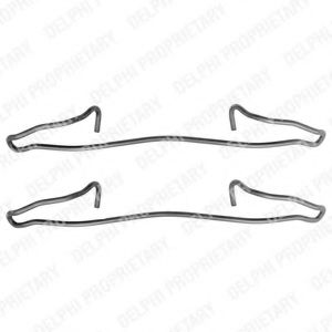 Set accesorii, placute frana