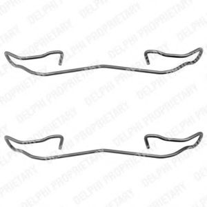 Set accesorii, placute frana