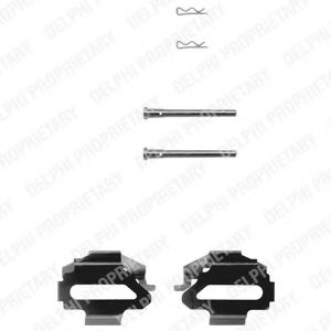 Set accesorii, placute frana