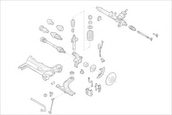 VW-14903-F Suspensie roata DELPHI 