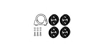 82 15 6449 Set montare, sistem de esapament HJS 