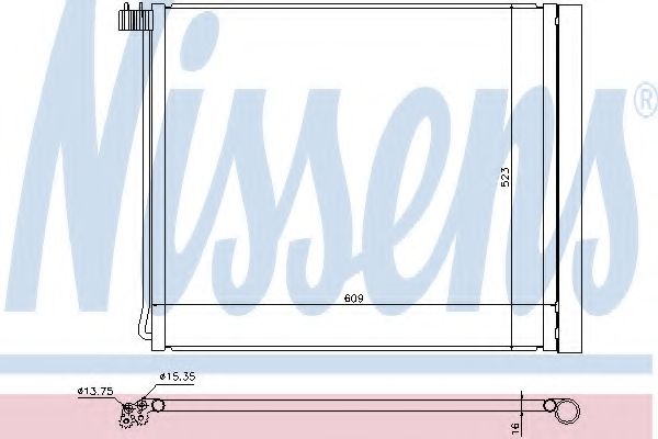 940339 Condensator, climatizare NISSENS 