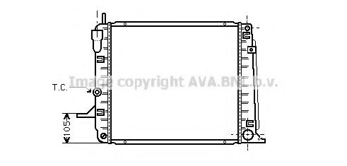 FD2192 Radiator, racire motor AVA QUALITY COOLING 