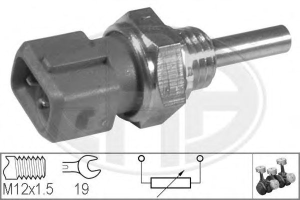 330121 senzor,temperatura lichid de racire ERA 