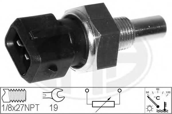 330125 senzor,temperatura lichid de racire ERA 