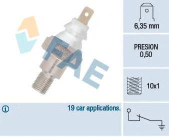 11710 Senzor presiune ulei FAE 