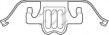 KIT1089 Set accesorii, placute de frana APEC braking 