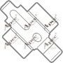 KIT305 Set accesorii, placute de frana APEC braking 