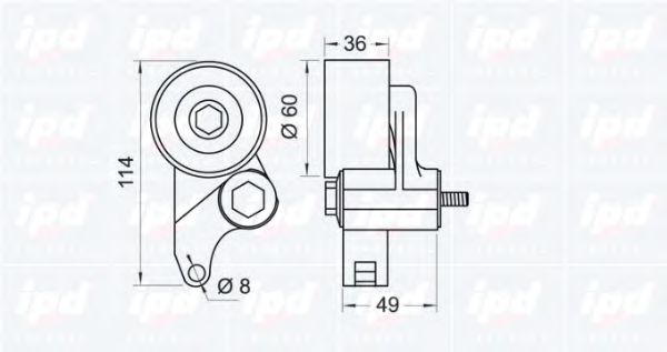 rola intinzator,curea distributie 2