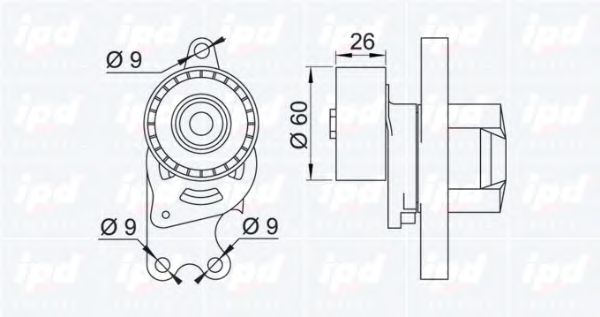 Intinzator curea, curea distributie