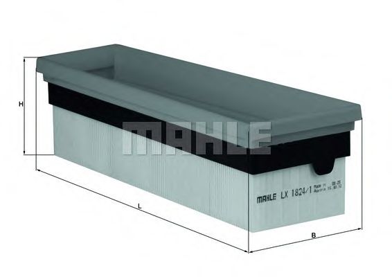 LX 1824/1 Filtru aer MAHLE ORIGINAL 
