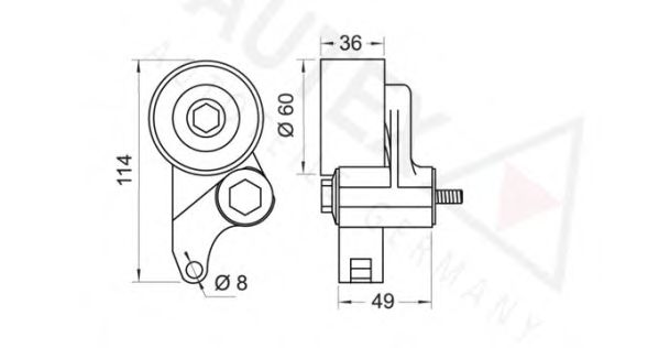 rola intinzator,curea distributie 2