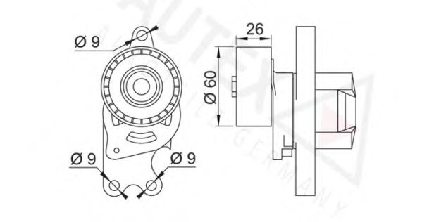 Intinzator curea, curea distributie