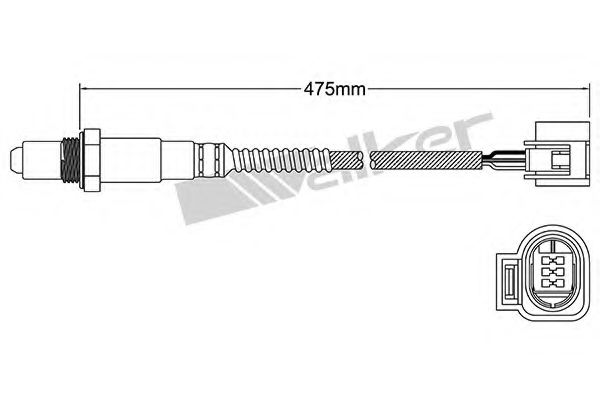 250-25087 Sonda Lambda WALKER PRODUCTS 
