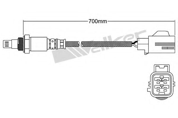 250-54026 Sonda Lambda WALKER PRODUCTS 