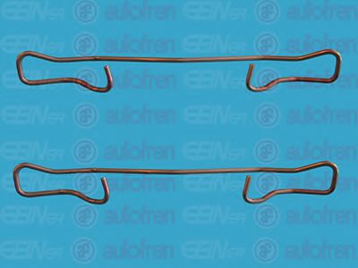 D42345A Set accesorii, placute frana AUTOFREN SEINSA 