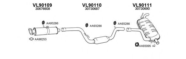 900053 Sistem de esapament VENEPORTE 