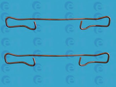 420010 Set accesorii, placute frana ERT 