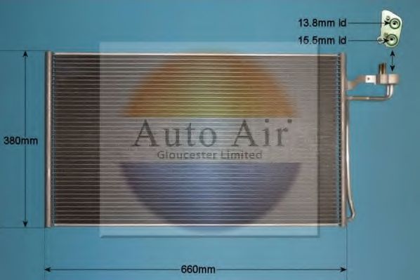 16-0015 Condensator, climatizare AUTO AIR GLOUCESTER 