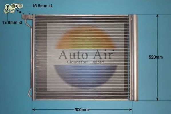 16-5263 Condensator, climatizare AUTO AIR GLOUCESTER 