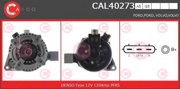 CAL40273AS Generator / Alternator CASCO 