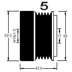 Sistem roata libera, generator 3