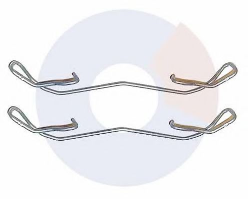 2221 Set accesorii, placute frana CARRAB BRAKE PARTS 