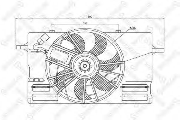 Ventilator, radiator