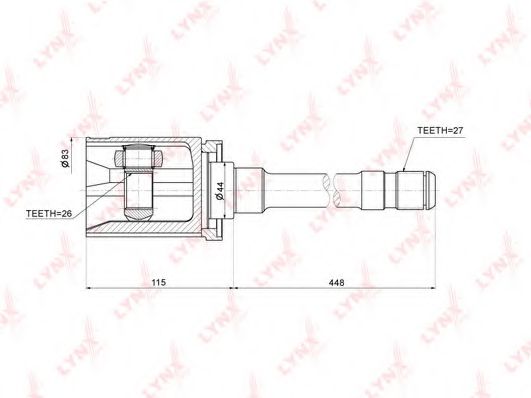 CI-1410 Set articulatie, planetara LYNXauto 