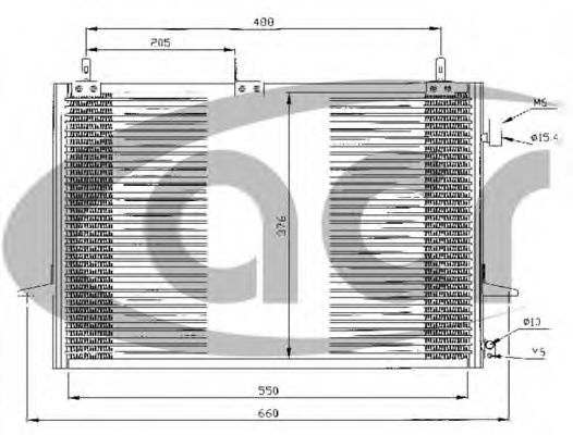 300058 Condensator, climatizare ACR 
