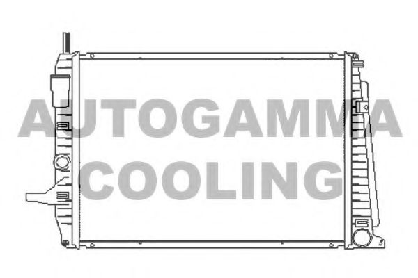 104137 Radiator, racire motor AUTOGAMMA 