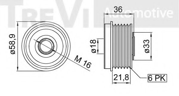 Sistem roata libera, generator 2