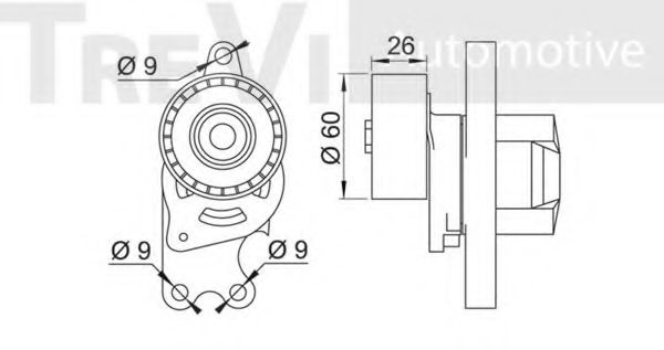 Intinzator curea, curea distributie 2