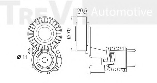 Intinzator curea, curea distributie 2
