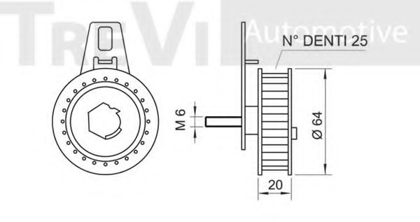 rola intinzator,curea distributie 2