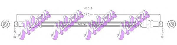 H3512 Furtun frana BROVEX-NELSON 