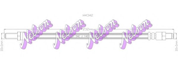 H4342 Furtun frana BROVEX-NELSON 