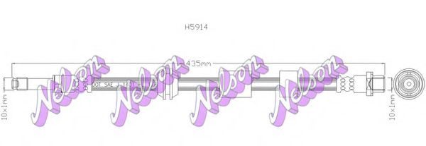 H5914 Furtun frana BROVEX-NELSON 