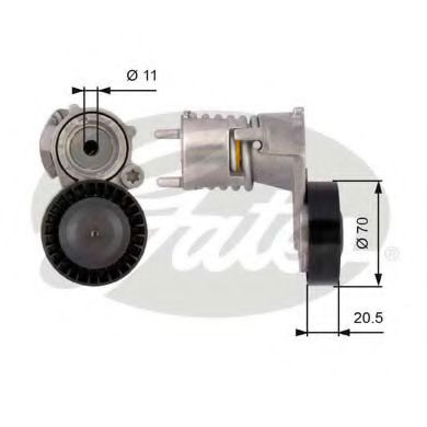 T39117 rola intinzator,curea transmisie GATES 
