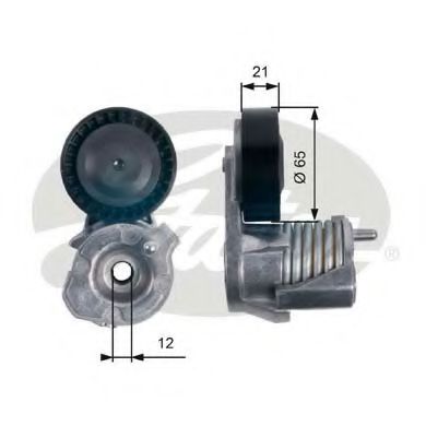 T39145 rola intinzator,curea transmisie GATES 