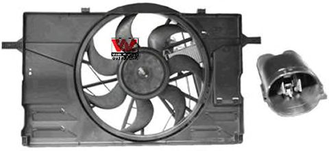 5942748 Ventilator, radiator VAN WEZEL 