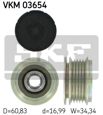 VKM 03654 Sistem roata libera, generator SKF 