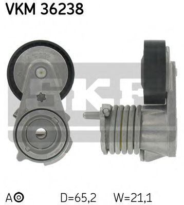 VKM 36238 rola intinzator,curea transmisie SKF 