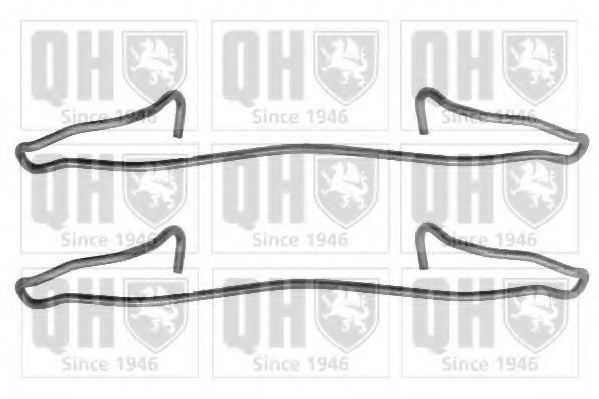 BFK637 Set accesorii, placute frana QUINTON HAZELL 