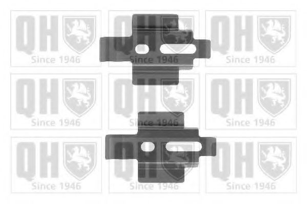 BFK642 Set accesorii, placute frana QUINTON HAZELL 