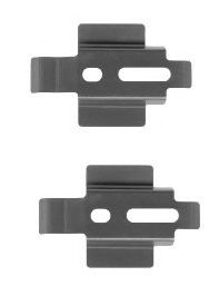 FBA522 Set accesorii, placute frana FERODO 
