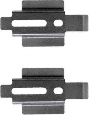 MBA1178 Set accesorii, placute frana MINTEX 