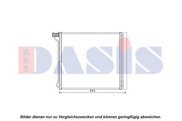 052028N Condensator, climatizare AKS DASIS 