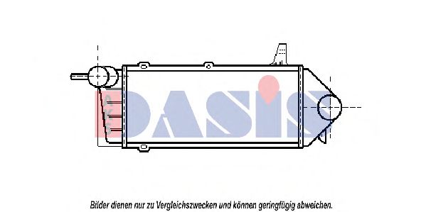 097110N Intercooler, compresor AKS DASIS 