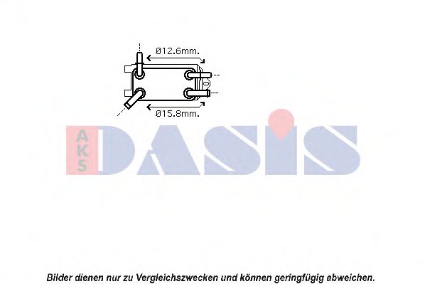 226003N Radiator racire ulei, cutie de viteze automata AKS DASIS 
